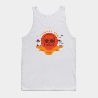 Vitamin Sea Vintage skeleton Tank Top